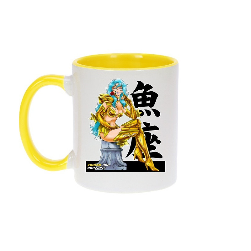 Becher - Tasse(n) - Parodie - Die erhabene Olympia, die im Zeichen der Fische geboren wurde