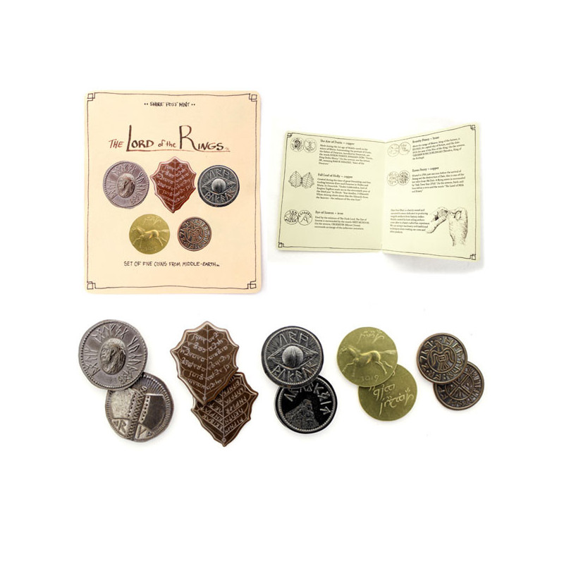 Replik - Der Herr der Ringe - Middle-Earth - Set of 5 coins