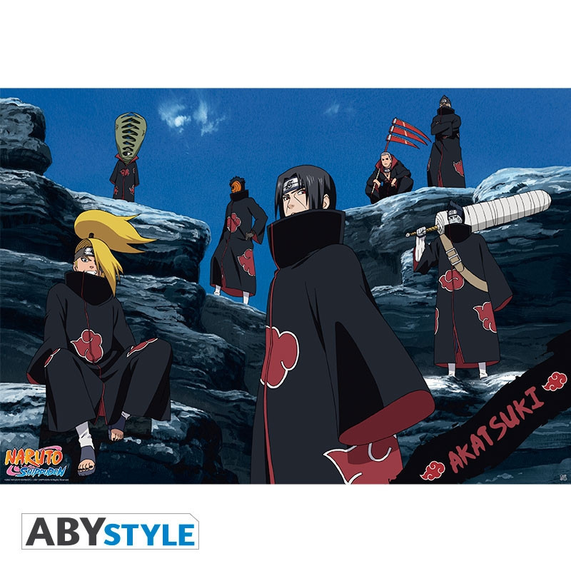 Poster - Arrotolato e termoretraibile - Naruto -  - Akatsuki