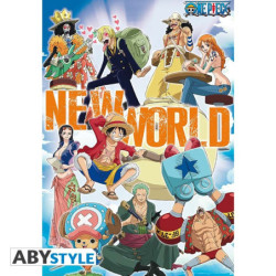 Poster - Gerollt und mit Folie versehen - One Piece - New World