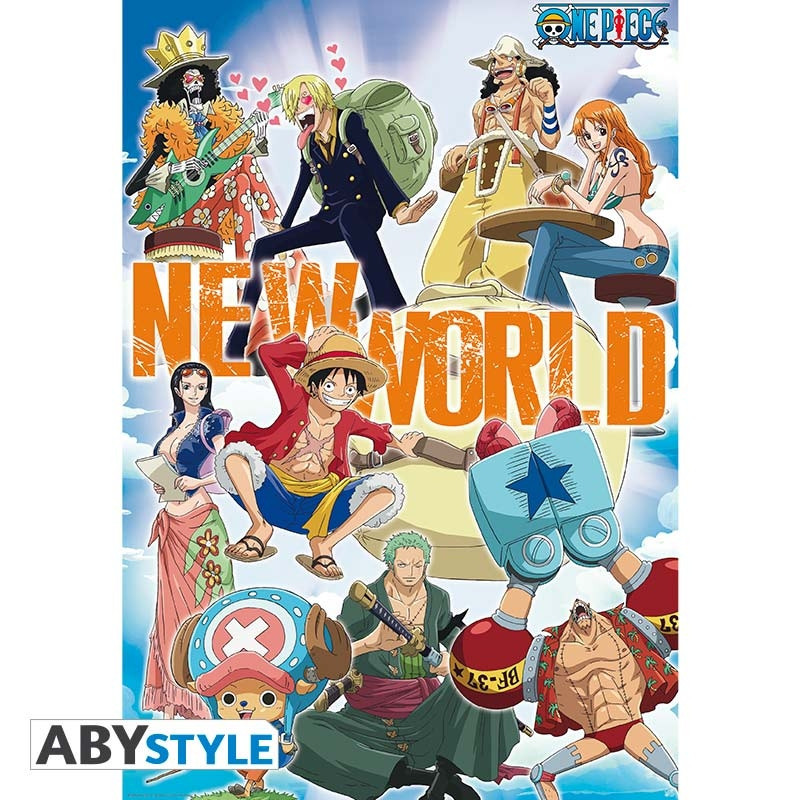 Poster - Gerollt und mit Folie versehen - One Piece - New World