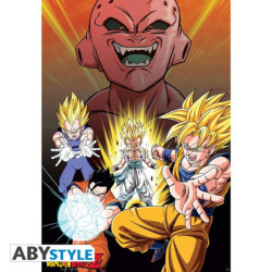 Poster - Roulé et filmé - Dragon Ball - Buu Vs Saiyan