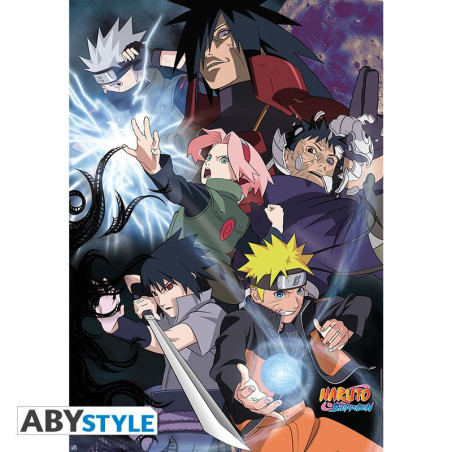 Poster - Arrotolato e termoretraibile - Naruto - Grande guerra ninja