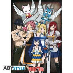 Poster - Arrotolato e termoretraibile - Fairy Tail - Group