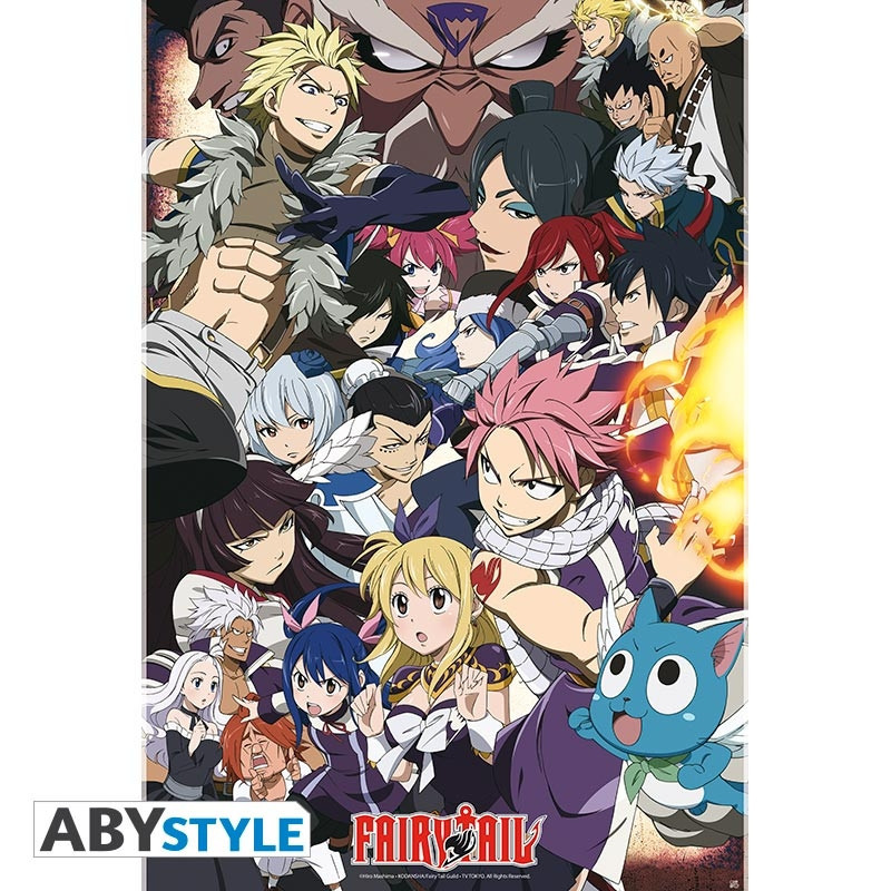 Poster - Arrotolato e termoretraibile - Fairy Tail - Torneo di magia