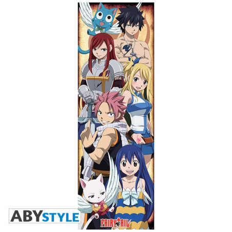 Poster - Gerollt und mit Folie versehen - Fairy Tail - Natsu-Team