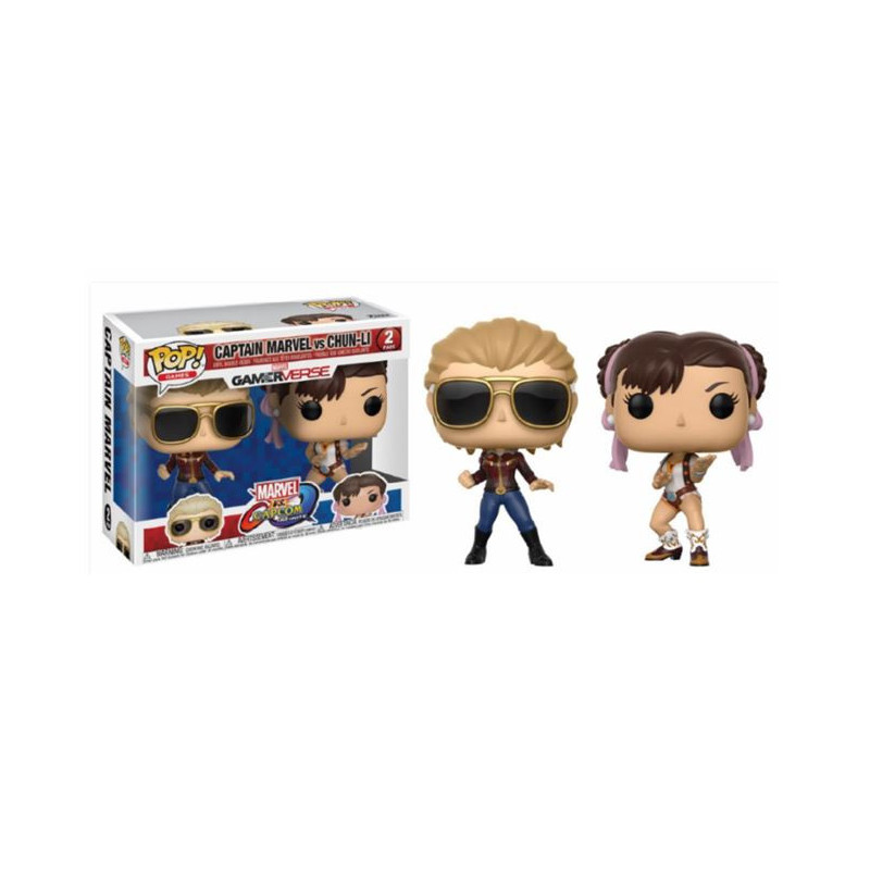 POP - POP Marvel - Captain Marvel - 2 - Captain Marvel & Chun-Li