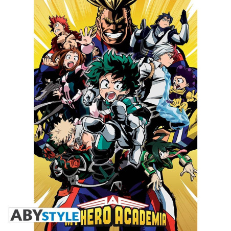 Poster - Arrotolato e termoretraibile - My Hero Academia - Team