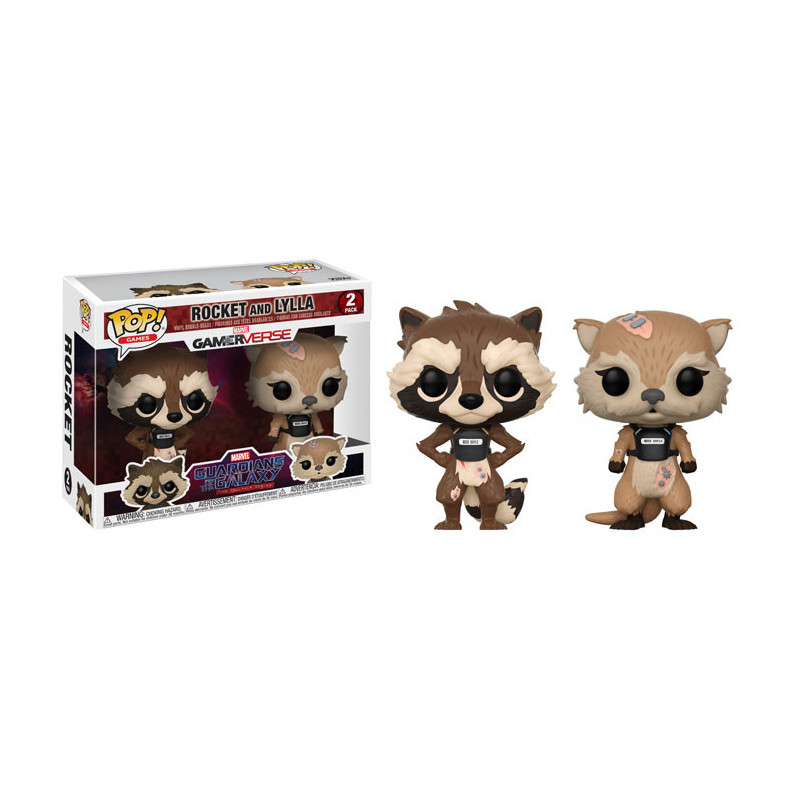 POP - POP Marvel - Guardians of the Galaxy - 2 - Rocket & Lylla