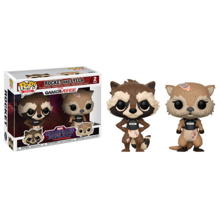 POP - POP Marvel - Guardians of the Galaxy - 2 - Rocket & Lylla