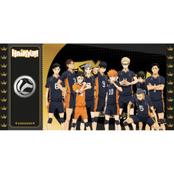 Ticket de collection - Golden Tickets Black Edition - Haikyu - Karasuno - "500pcs Limited"