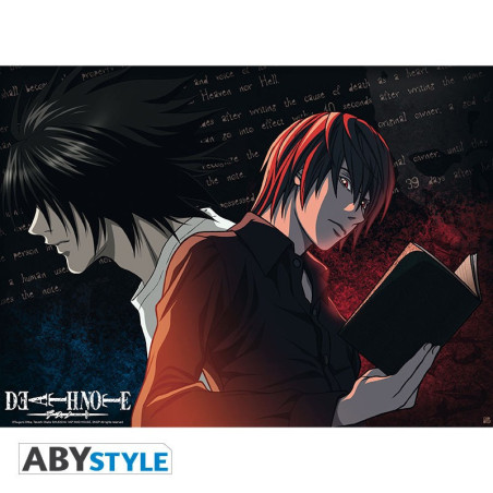 Poster - Piatto - Death Note - L vs Light