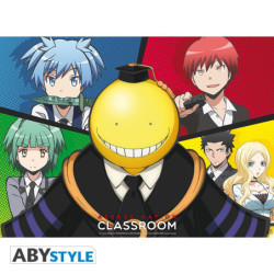 Poster - À plat - Assassination Classroom - Koro vs élèves