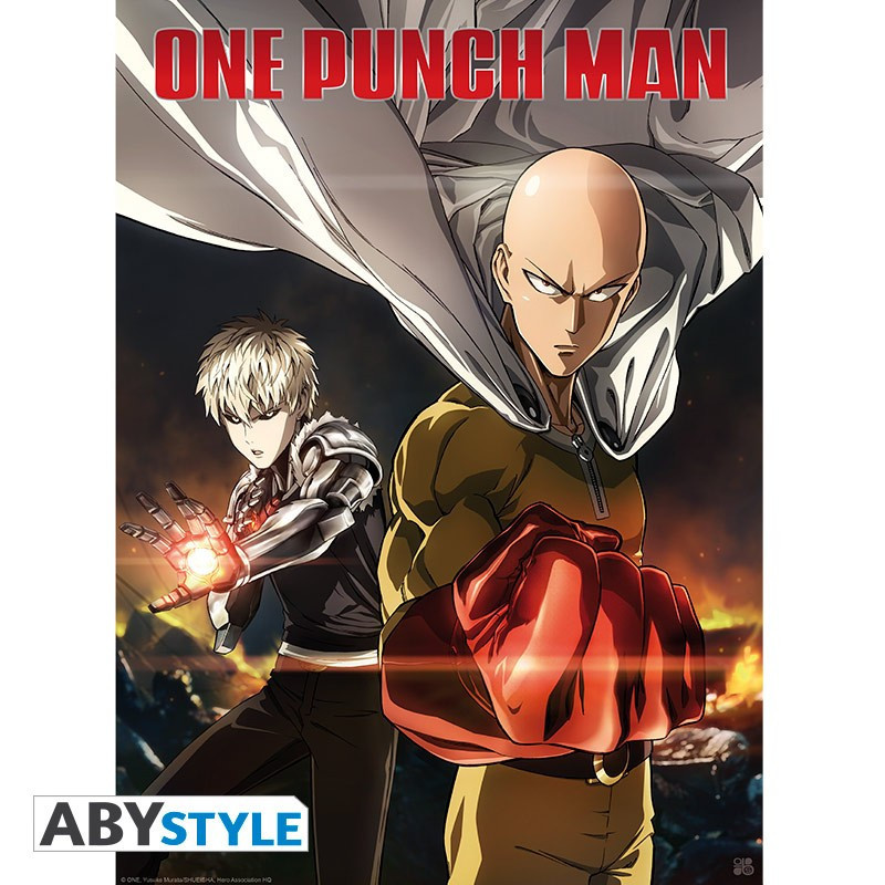 Poster - Piatto - One Punch Man - Saitama & Genos