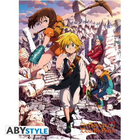 Poster - Flat - Seven Deadly Sins - Gruppe