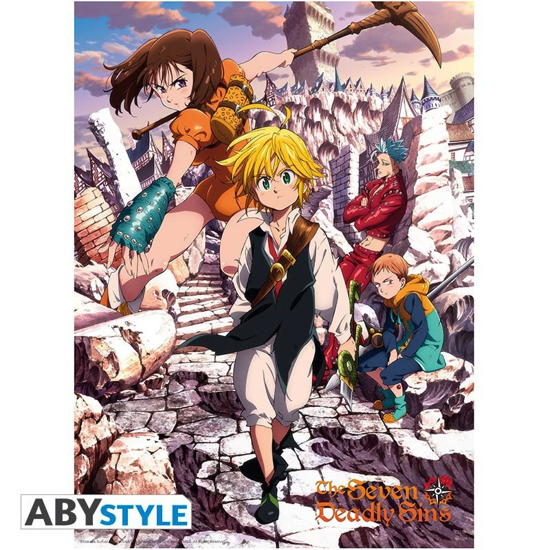 Poster - Piatto - Seven Deadly Sins - Group