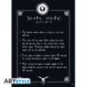 Poster - À plat - Death Note - Règles
