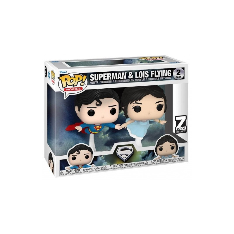 POP - DC Comics - Superman - Superman & Lois Flying - Zavvi Exclusive