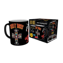 Becher - Thermoreaktiv - Guns N Rose - Cross