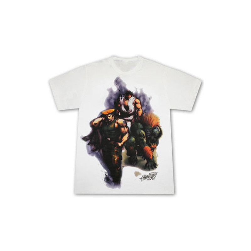 T-shirt - Street Fighter - Blanka, Ryu & Guile