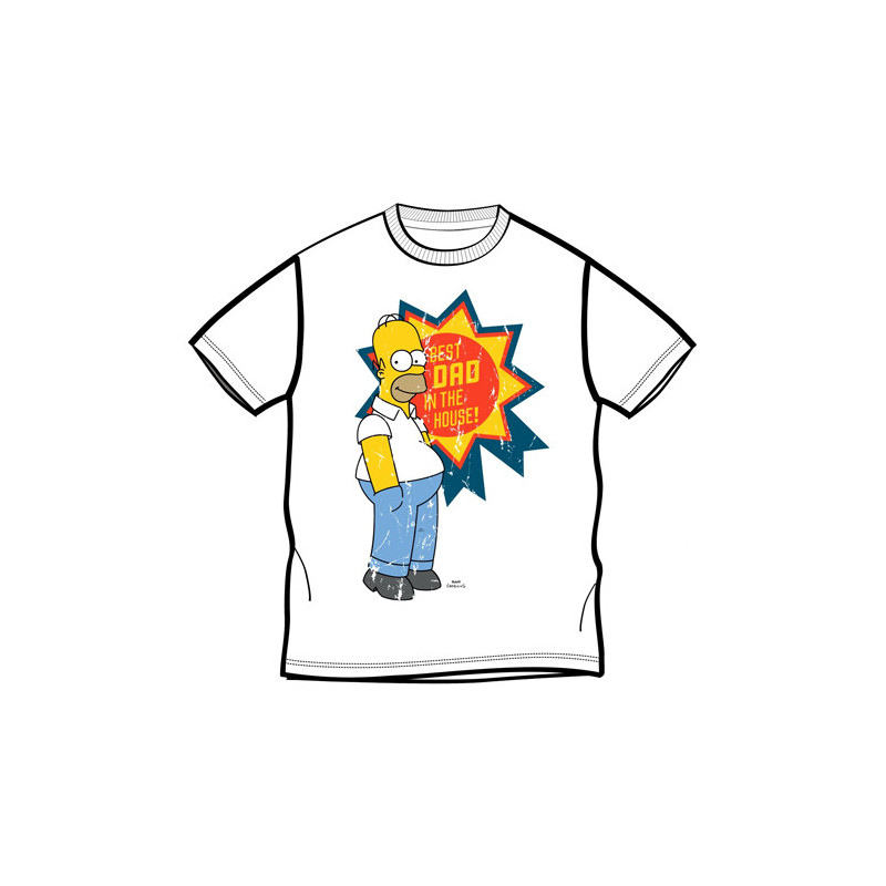 T-shirt - Les Simpsons - Best Dad