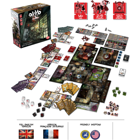 Brettspiele - Zeitmanagement - Figuren - Karten - Divers - Okko Chronicles