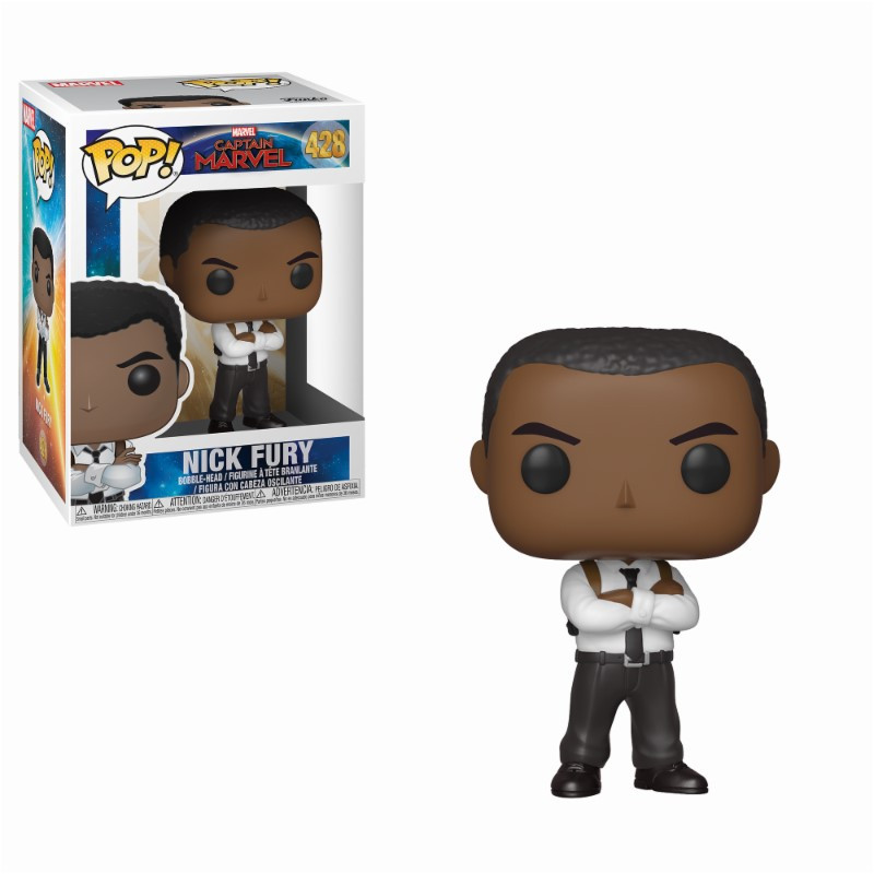 POP - POP Marvel - Captain Marvel - 428 - Nick Fury