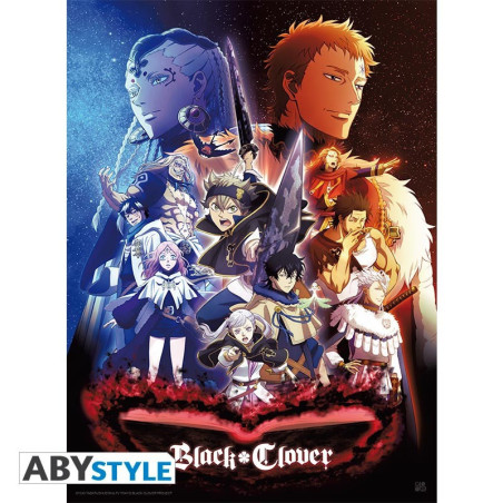 Poster - À plat - Black Clover - Groupe