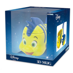 Becher - 3D - Arielle, die Meerjungfrau - Flounder