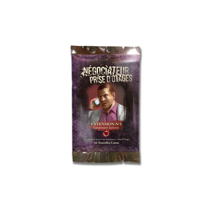 Card game - Investigation - Extension - Divers - Négociateur Prise d'Otages - Lieutenant Jackson