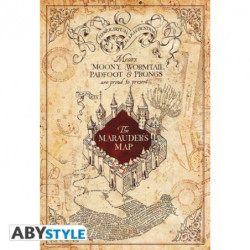 Poster - Arrotolato e termoretraibile - Harry Potter -  - Mappa del Malandrino