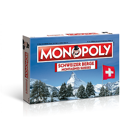 Monopoly - Gestione - Classico - Switzerland - Schweizer Berge / Montagnes Suisse (De/Fr)