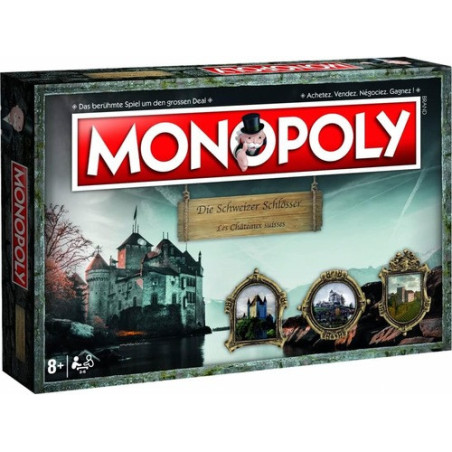 Monopoly - Zeitmanagement - Klassisch - Schweiz - Schlösser & Burgen der Schweiz / Châteaux Suisses (De/Fr)