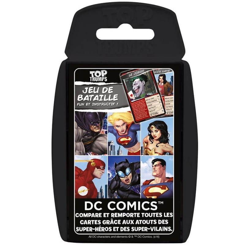 Supertrumpf - Glücksspiel - Kinder - Karten - DC Comics - Top Trump