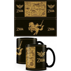 Mug - Thermo-réactif - Zelda - Map