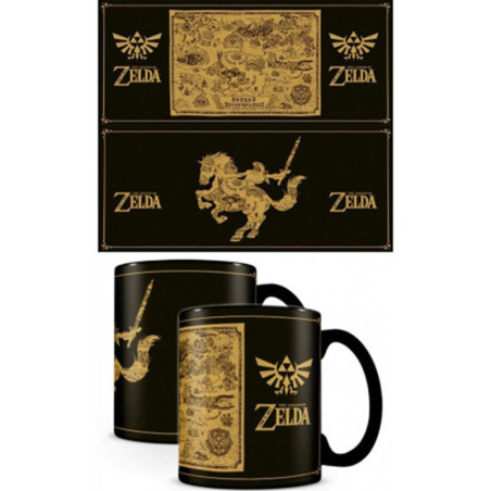 Mug - Thermo-réactif - Zelda - Map