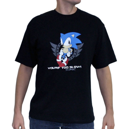 Maglietta - Sonic the Hedgehog - You're too slow
