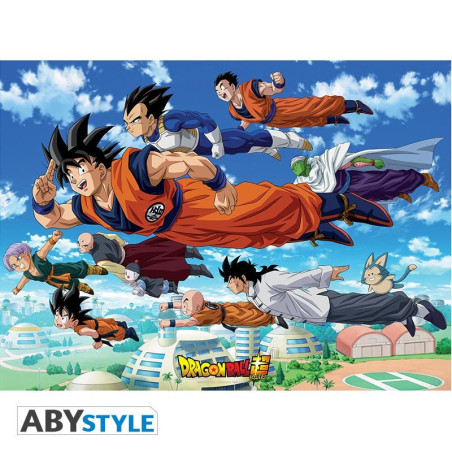 Poster - Arrotolato e termoretraibile - Dragon Ball - Squadra Goku