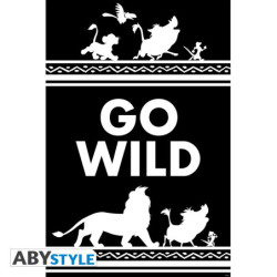 Poster - Arrotolato e termoretraibile - The Lion King - Go Wild