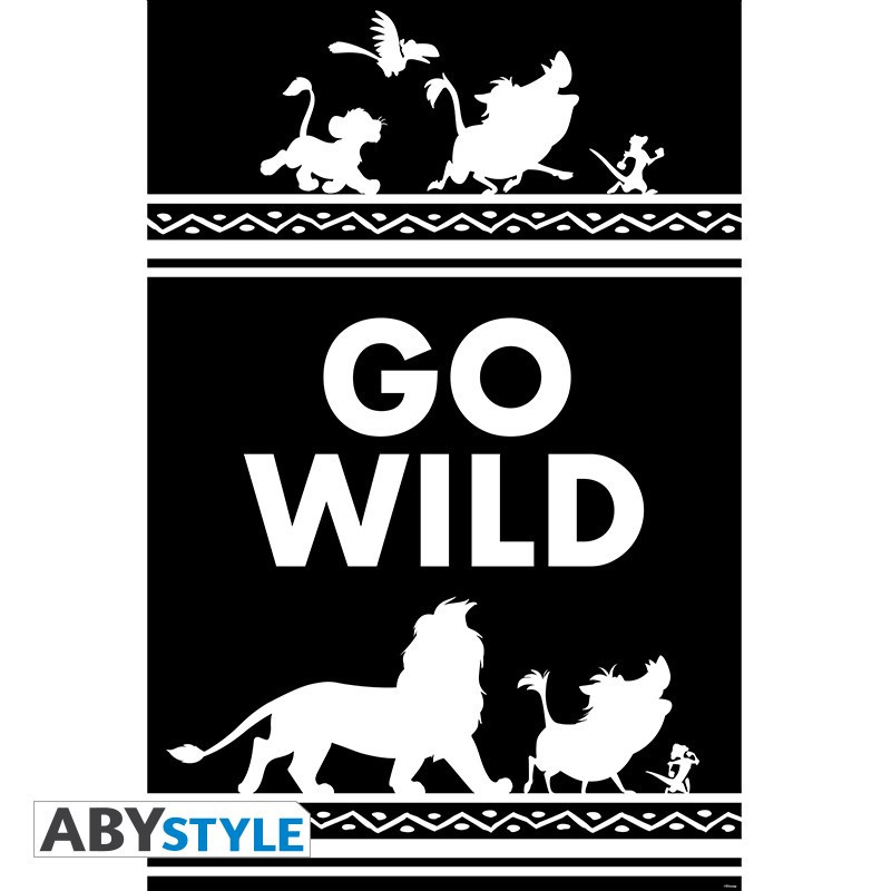 Poster - Arrotolato e termoretraibile - The Lion King - Go Wild