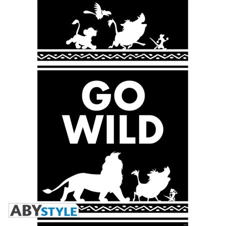 Poster - Arrotolato e termoretraibile - The Lion King - Go Wild