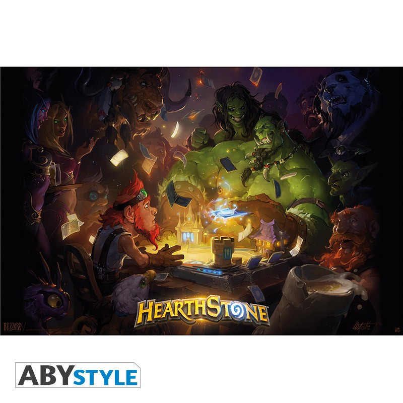 Poster - Arrotolato e termoretraibile - Hearthstone - Key Art