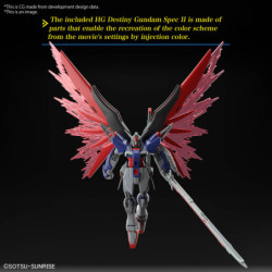 Maquette - High Grade - Gundam - Destiny Spec II & Zeus Sillouette
