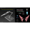 Maquette - High Grade - Gundam - Destiny Spec II & Zeus Sillouette