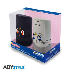 Accessoire Cuisine - Salière & poivrière - Sailor Moon - Luna & Artemis