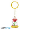 Porte-clefs - La Belle et la Bête - La Rose enchantée