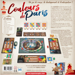 Jeu de plateau - Placement - Gestion - Divers - Couleurs de Paris