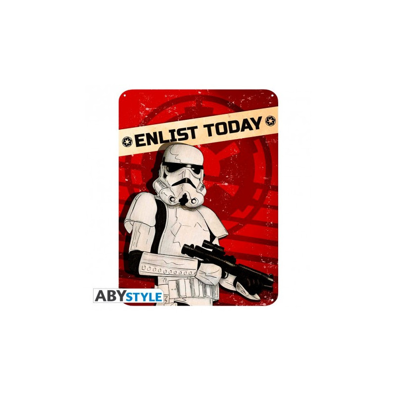 Metallplatte - Star Wars - Enlist Today