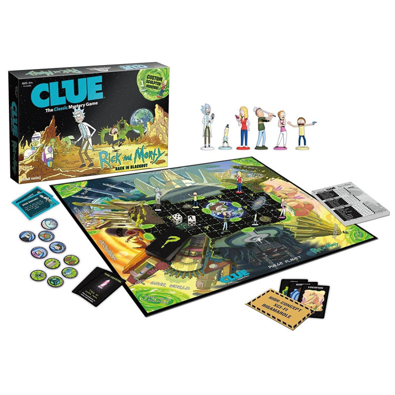 Cluedo - Klassisch - Untersuchung - Familien - Rick & Morty