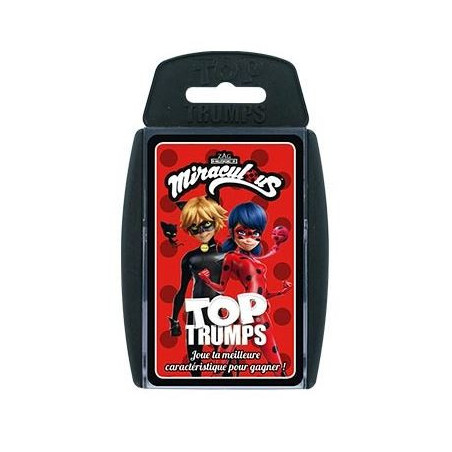 Supertrumpf - Glücksspiel - Kinder - Karten - Miraculous – Geschichten von Ladybug und Cat Noir - Top Trump